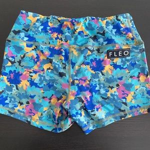 Multi Color Fleo Shorts